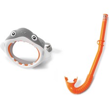 Vera Concept Store 55944 Köpek Balığı Maske Snorkel Set, Su Sporları, Plaj Malzemesi, Şişme Ürün, Yüzme Aksesuarı, Kamp, Dalış, Güvenlik