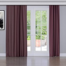 Vera Concept Store Fabric Design Blackout Gül Kurusu Karartma Özellikli Fon Perde 275 x 260
