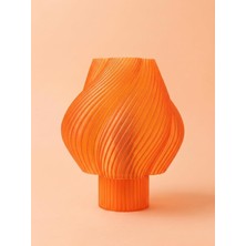 Vera Concept Store Designobee Krema Orange, Modern Abajur, Masa Lambası, Gece Lambası, Ambiyans Aydınlatma, Dekoratif Abajur