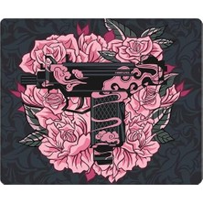 Vera Concept Store Lingyun Series Esport Mouse Pad 48X40, 50X50 Mouse Pad (Hybrid (Premium Jacquard), Black Uzi, 480X400X4 Mm)