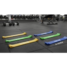 Vera Concept Store Nk Spor 6'li Hafif-Orta-Güçlü Direnç Lastiği Seti - Aerobik Bant - Spor - Direnç - Lastik-Yoga Lastiği-Direnç Bandı Çok Renkli
