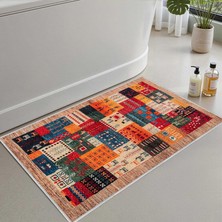 Vera Concept Store Banyo Paspası, Yumuşak Banyo Halısı, Kaymaz Dot Tabanlı, Su Emici, Makinede Yıkanabilir - 40 x 60 cm