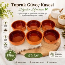 Vera Concept Store Toprak Güveç Kabı Oval 6'li Set – Fırına Uygun Güveç Tabağı Bordo