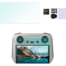 Vera Concept Store Temperli Cam Ekran Koruyucu Mini 3 Pro Uzaktan Kumanda ile Uyumlu Mini 3 Pro Drone Denetleyici Ekran Koruyucu Çizilmez 9h Hd Cam Filmi Drone Aksesuarl