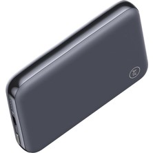 Vera Concept Store MC-2431 Metaair Qi2.2 25W 10000MAH 35W Ultra Ince Metal Manyetik Kablosuz Powerbank Siyah