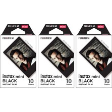 Vera Concept Store Instax Mini Black Edition 10X3 Film Seti