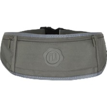 Vera Concept Store Koşucu Bel Çantası, Reflektörlü, Haki, Paraşüt Kumaş, Ön Cepli, Unisex Spor Fitness Gym Çantası (Haki)