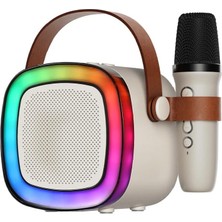 Vera Concept Store Kareoke Şarjlı Taşınabilir Mikrofonlu Hoparlör Bluetooth Sd Kart Radyo Özellikli Uzun Şarj Süresi