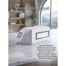 St Parts Roborock Qrevo Serisi Yeniden Kullanılabilir-Yıkanabilir Toz Haznesi ( Hepa Filtre Hediyeli) SADECE İLAN GÖRSELİNDEKİ MODELLERE UYGUNDUR