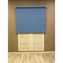Vera Concept Store Güneşlik Düz Stor Perde Ithal Mat Polyester, Koyu Mavi, 70 x 200
