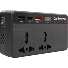 Vera Concept Store Oto 220 Volt Çevirici Çakmaklık Hem Fiş Hem USB Yüksek Akım Koruması