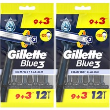 Vera Concept Store Blue3 Slalom Kullan At Tıraş Bıçağı 12'li 2li Paket