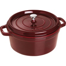 Vera Concept Store Koket/rosto Tenceresi Yuvarlak Kapaklı, Bordo, 28 cm