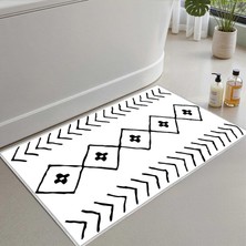 Vera Concept Store Banyo Paspası, Yumuşak Banyo Halısı, Kaymaz Dot Tabanlı, Su Emici, Makinede Yıkanabilir - 40 x 60 cm