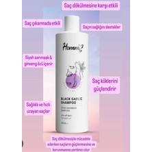 Vera Concept Store Homm Bitkisel Siyah Sarımsak Şampuan, Dökülme Önleyici, 400 ml