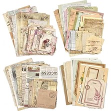 Vera Concept Store 400 Adet Karalama Defteri Kağıdı Vintage Çiçek Kelebek Sınır Scrapbooking Kağıdı, Günlük Malzemeleri Için, Dekoratif El Işi Kağıdı, Önemsiz Dergiler I