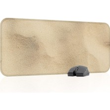 Vera Concept Store Kum Desenli Oyuncu Gaming Mouse Pad Kauçuk Kaymaz Taban Mousepad (V4, 70X30 Xl)