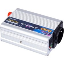Vera Concept Store Technomax 600 W Inverter Dönüştürücü USB Soketli Dc 12.v - 220.V Invertör