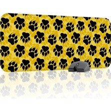 Vera Concept Store Pati Hayvan Patileri Oyuncu Gaming Mouse Pad Kauçuk Kaymaz Taban Mousepad (V2, 70X30 Xl)