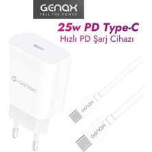 Vera Concept Store 25W Type-C Hızlı Şarj Adaptörü ve Kablo Seti - Beyaz, 011GNX19