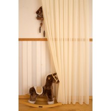 Vera Concept Store Pamuk Dokulu Tül Sarı 1-2,5 Orta Sık Pile 250 x 260 Sarı