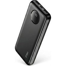 Vera Concept Store Recharger LCD 10.000MAH Pd 20W Taşınabilir Hızlı Şarj Aleti/powerbank Siyah - 2BB282S