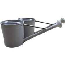 Vera Concept Store Püskürtme Başlıklı Tarımsal Sulama Kovası, Büyük Kapasiteli 20 Litre, Uzun Ağızlı Sulama Tenceresi, Tek Saplı, Ev Bahçecilik Aracı (Gri 1 Adet)