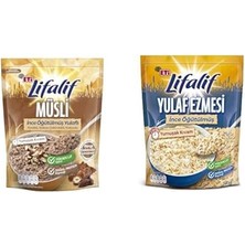Vera Concept Store Ince Öğütülmüş Yulaflı Fındıklı, Kakao Çekirdekli, Kakaolu Müsli 250 G ve Eti Lifalif Ince Öğütülmüş Yulaf Ezmesi 350 G
