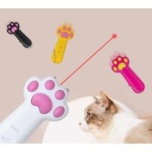 Vera Concept Store Pilli Lazer Kedi Oyuncağı, Uv Işık, Beyaz