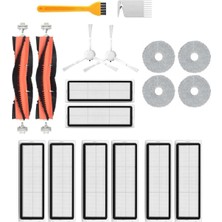 Vera Concept Store X10 Plus X20 Plus Xiaomi Uyumlu Yedek Fırça Hepa Filtre Mop Seti-18 Parça