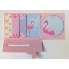 Vera Concept Store Yapışkanlı Not Kağıdı Set Flamingo Temalı 20X5 Yaprak 50X50MM