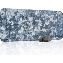 Vera Concept Store Kamuflaj Desenleri Oyuncu Gaming Mouse Pad Kauçuk Kaymaz Taban Mousepad (V5, 70X30 Xl)