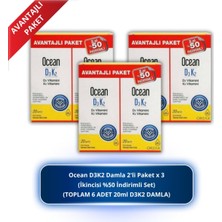 Vera Concept Store Ocean D3K2 Damla 3 Adet 2'li Set (Toplam 6 Adet 20ML) 101760-3-1