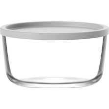 Vera Concept Store Round Cam Saklama Kabı Tekli Büyük Boy 1490 ml