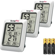 Vera Concept Store Thermopro Tp-50 Dijital Termo-Higrometre, Iç Mekan Termometresi, Higrometre, Sıcaklık ve Nem Ölçer, Oda Iklimi Kontrolü, Oda Havası Kontrolü, Klima Mo