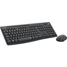 Vera Concept Store MK295 Combo Kablosuz Klavye ve Fare: Silenttouch Teknolojisi, Tam Sayısal Klavye, Kısayol Düğmeleri, Nano USB Alıcısı,%90 Daha Az Gürültü - Siyah