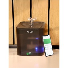 Vera Concept Store Akıllı Kedi Köpek Su Şelalesi Su Pınarı Su Sebili - Wifi Destekli - Uv - 2.2 Lt Otomatik Su Kabı