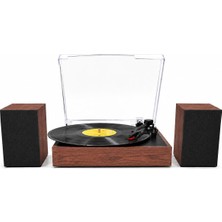 Vera Concept Store RM-519 Pikap - Bluetooth Özellkli - 33 ve 45 Devir Plaklar ile Uyumlu - Güçlü Ses