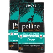 Vera Concept Store Clever Small & Mini Adult Kuru Köpek Maması, Küçük Irk, Yetişkin Köpek, Kuzu Etli, Tahılsız, 6kg (2X3KG)