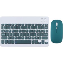 Vera Concept Store Tüm Ipad Modelleri Ile Uyumlu Bluetooth Özellikli Klavye Mouse Set Haki