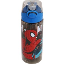 Vera Concept Store Spiderman Matara 500 ml Mavi Renk 1 Adet Erkek Çocuk Örümcek Adam Lisanslı Suluk Okul Matarası Öğrenci Suluğu