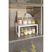 Vera Concept Store Durusilya Mobilya Metal Dolap Içi Raf Düzenleyici Büyük Boy Beyaz Tezgah Üstü Düzenleyici Tamamı Metal Organizer