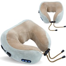 Vera Concept Store Yatıştırıcı Isı ile Ağrı Giderme Için Seyahat Yastığı Shiatsu Boyun Masajı. Şarj Edilebilir ve Kablosuz. Kas Dokusunda Derin Bir Masaj Için Yoğurmak.