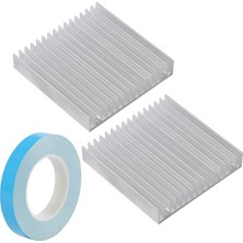 Vera Concept Store Alüminyum Soğutucu Modülü 16 Soğutucu Yüksek Güçlü Transistör Yarı Iletken Cihazlar Için 100 x 100 x 18 mm ve 1 Rulo 20 mm x 25 M Ic Modülü, Pc Bilgis