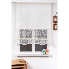 Vera Concept Store Beyazıt Tekstil Çift Mekanizmalı Tül Stor Perde Ekru 140 x 260 BYZT644