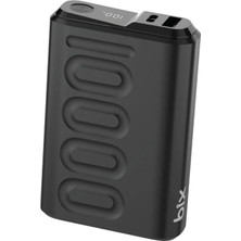 Vera Concept Store TPB15 10000MAH Pd 20W Usb-C Usb-A Qc 3.0 22.5W Süper Hızlı Şarj Destekli Dijital Ekranlı Mini Powerbank Siyah