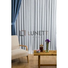 Vera Concept Store LINA01 Sık Pileli 1x3 Tül Perde Salon Balkon Mutfak Tülü, 600 x 240
