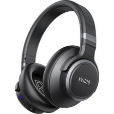 Vera Concept Store Aktif Gürültü Önleyici Kulaklık, 65 Saat Çalma Süresi Mikrofonlu Bluetooth Kulaklık, Şeffaflık Modu, Derin Bas ve Hi-Fi Stereo Ses (Siyah)