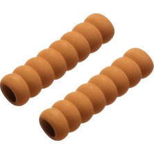 Vera Concept Store Spiral Yumuşak Esnek Kapı Kolu Çarpışma Önleyici Kapı Pencere Kolu Koruma -AL4546 2 Adet (Kahverengi)