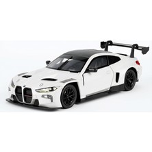 Vera Concept Store Oyuncak Bmww-M4 Gt3 Model Die Cast Model Araba Kutulu Metal Gövde Gerçekçi Görünüm Koleksiyon Ürünü 1:24 Ölçek